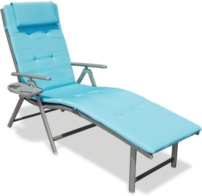 GOLDSUN Aluminum Outdoor Folding Pool Lounge Chair