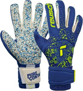 Reusch Pure Contact Fusion Goalkeeping Gloves True Blue Size 7