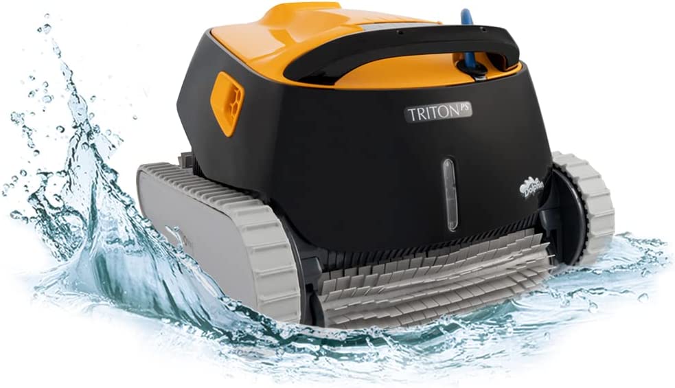 Best for Leaves: DOLPHIN Triton PS Automatic Robotic Pool Cleaner